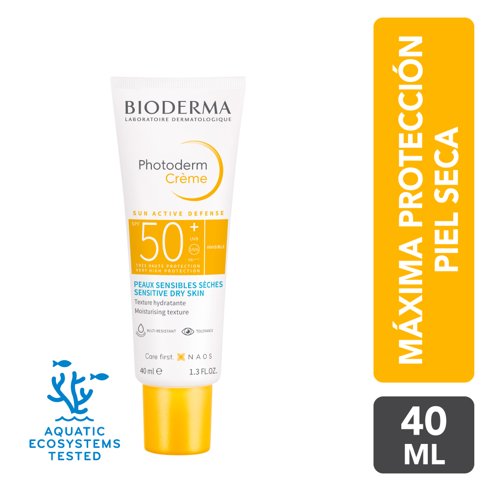 Bioderma Piel normal/seca Photoderm Crema SPF50+ 40ml Invisible