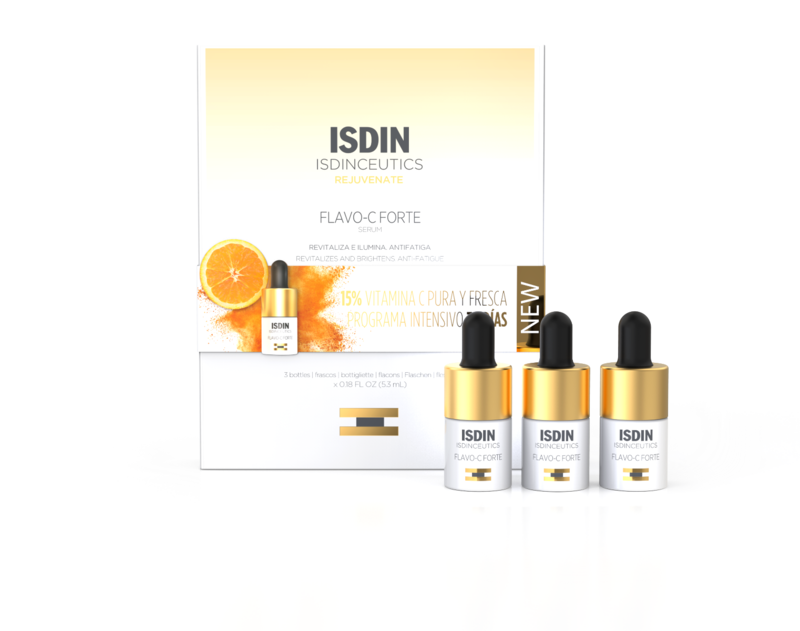 Isdin Isdinceutics Flavo C Forte 3u 5,3ml - Sérum facial antimanchas con Vitamina C Pura