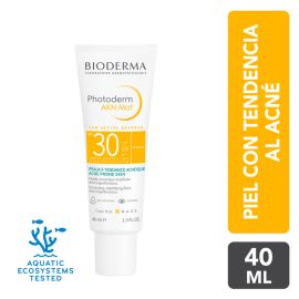 Bioderma Photoderm AKN Mat SPF30 40ml de para Proteccion Solar - Compra online en DermotiendaShopping