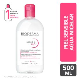 Bioderma Sensibio H2O 500ml de para agua micelares - Compra online en DermotiendaShopping