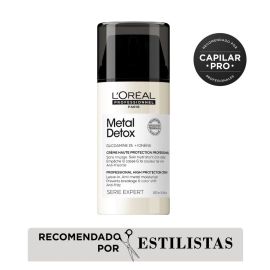 Termoprotector en crema para peinar Metal Detox para todo tipo de cabello Loreal Professionnel 100ml de para Paso 3 cuero cabelludo - Compra online en DermotiendaShopping