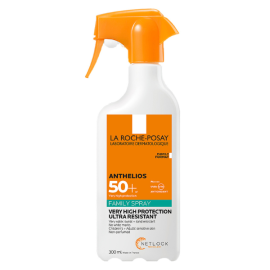 Protector Solar Corporal Anthelios Family Spray FPS50+ 300ml bloqueador de para Anthelios - Compra online en DermotiendaShopping