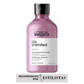 Shampoo para cabello con frizz Liss Unlimited 300ml Loreal Professionnel de para Nutriciòn y reparaciòn - Compra online en DermotiendaShopping