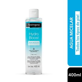 Agua Micelar Desmaquillante Neutrogena Hydro Boost Ácido Hialurónico 400 ml de para Limpieza - Compra online en DermotiendaShopping