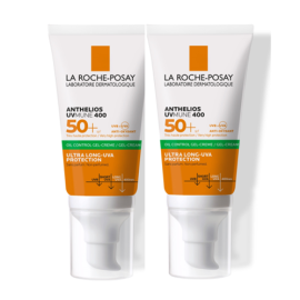 Dúo La Roche Posay bloqueador Anthelios piel mixta/ grasa sin color de para Rutinas LRP - Compra online en DermotiendaShopping