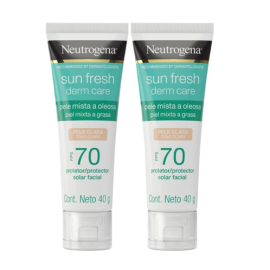 Pack Neutrogena Protector Solar Sun Fresh tono claro x2 und de para Packs Neutrogena - Compra online en DermotiendaShopping