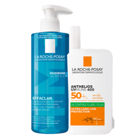 Dúo La Roche posay limpieza y protección favorita de para Rutinas LRP - Compra online en DermotiendaShopping