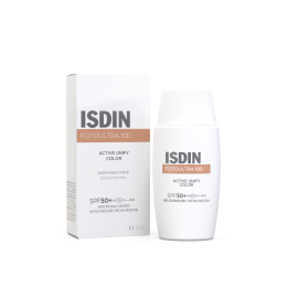 Isdin FotoUltra Active Unify Color SPF50+ 50ml - Bloqueador solar facial para manchas con color de para Foto Ultra (Facial) - Compra online en DermotiendaShopping