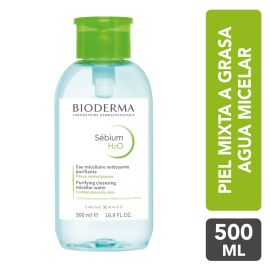 Bioderma Sebium H2O Agua Micelar 500ml de para agua micelares - Compra online en DermotiendaShopping