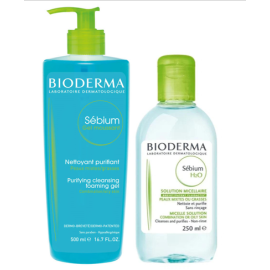 Pack Bioderma doble limpieza para pieles mixtas a grasas de para Bioderma - Compra online en DermotiendaShopping