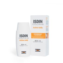 Isdin FotoUltra Active Unify SPF50+ 50ml- Bloqueador solar facial para manchas sin color de para Foto Ultra (Facial) - Compra online en DermotiendaShopping