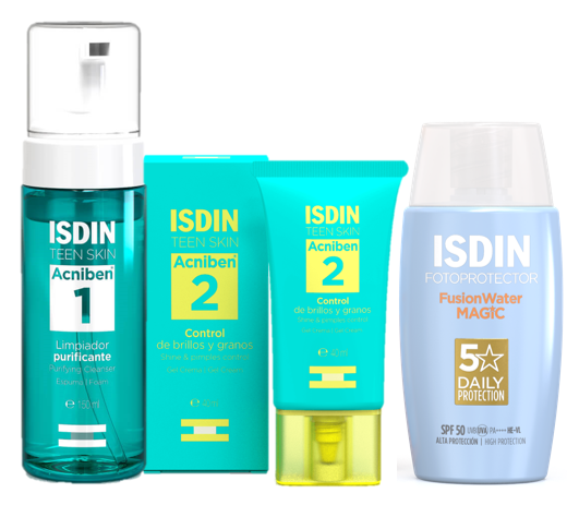 Pack ISDIN Tratamiento y Protección para piel mixta a grasa