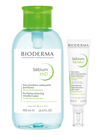 Dúo Bioderma Sebium antiimperfecciones y limpieza profunda